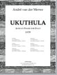 Ukuthula SATB choral sheet music cover